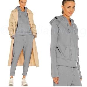 Nili Lotan Janie Distressed Gray Sweatpants